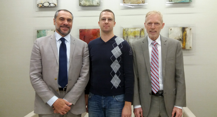 doc. dr. sc. Mario Konecki i prorektor Sveučilišta DePaul prof. dr. sc. Marten L. denBoer