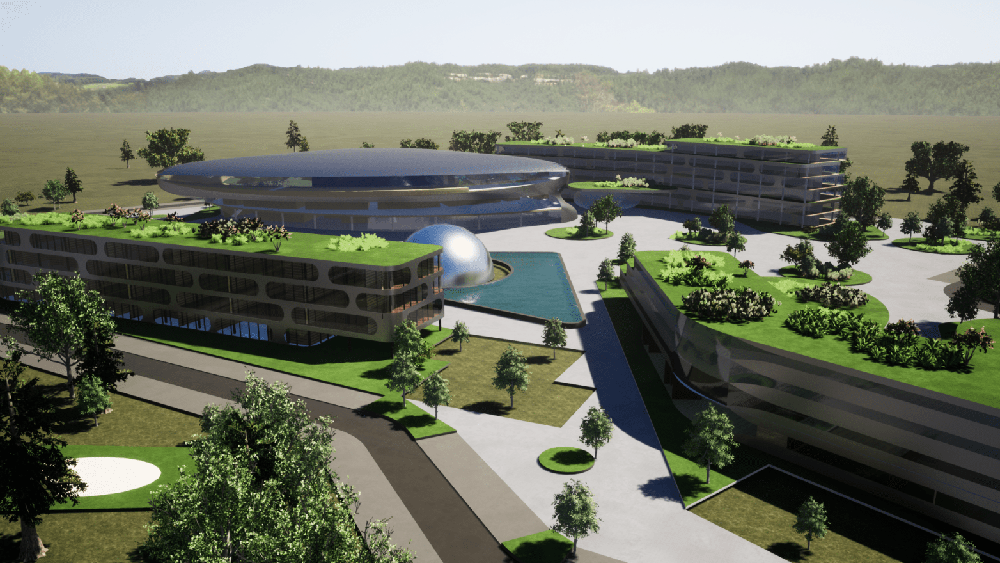 Idejni projekt kampusa industrije videoigra u Novskoj