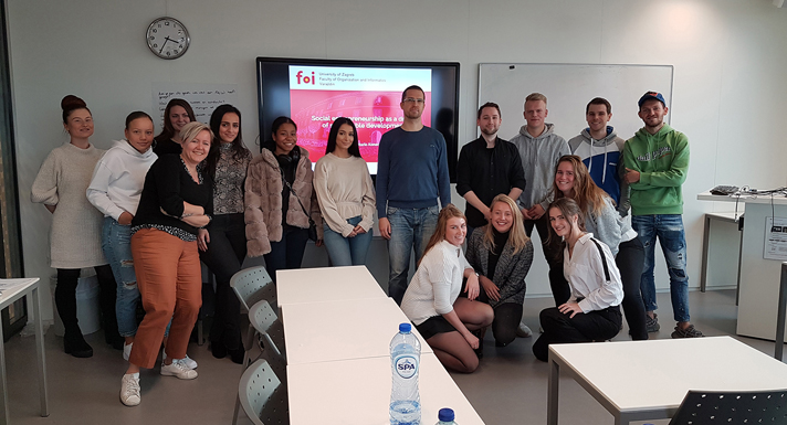 doc. dr. sc. Mario Konecki i studenti Sveučilišta primijenjenih znanosti u Amsterdamu