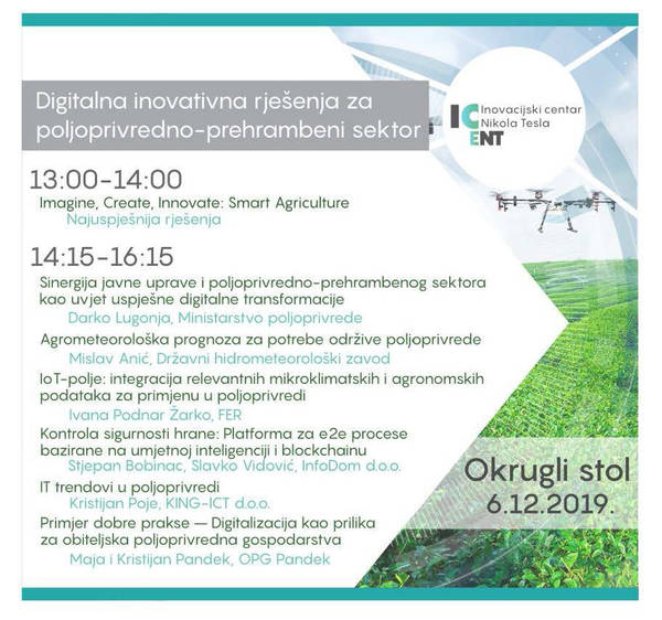 Digitalna inovativna rješenja za poljoprivredno-prehrambeni sektor_2019