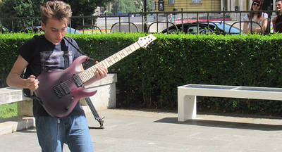 Predstavljanje solarne klupe ispred Rektorata_2016.